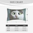thumbnail image 6 of Bingfone Funny Cat Standard Size Pillowcase, Long Staple Pure Cotton Envelope Closure Pillow Cover,20"X30", 6 of 9
