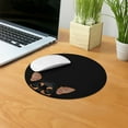 thumbnail image 5 of WIRESTER 7.88 in Round Mouse Pad with Non-Slip Rubber Base for Computers, Laptop, Office & Home - Black Tan Chihuahua Dog, 5 of 5