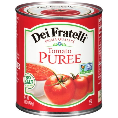 (6 Pack) Hirzel Canning  & Farms Dei Fratelli  Tomato Puree, 28