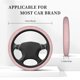 thumbnail image 3 of Fotbe Pink Stripes Funda para Volante Universal de 15 pulgadas, Accesorios para Auto para Hombre y Mujer, Protector de Volante Cómodo para SUV y Sedán, 3 of 6