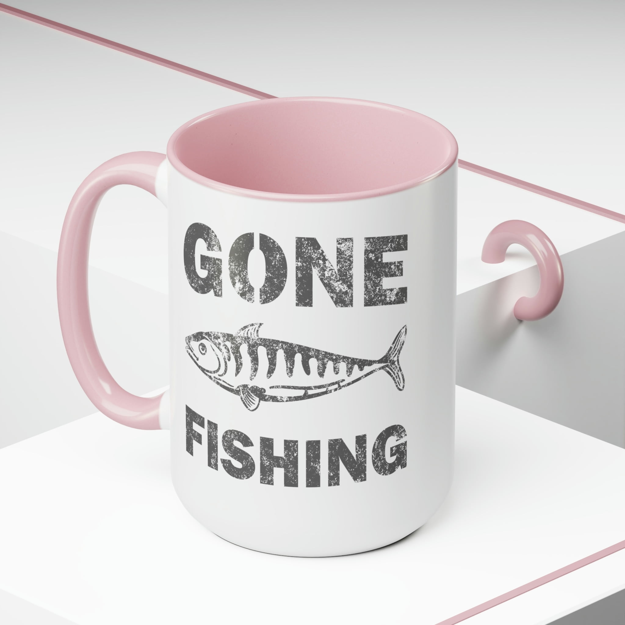 Fishing Mug, Gone Fishing Coffee Mug, Gift for Fisherman, Guy, Girl,  Birthday Gift, 15oz Coffee Mug 