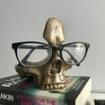 thumbnail image 2 of Zatoumnr Skull Glasses Stand, Eyeglasses, Resin Statue Ornament, Sunglasses Spectacle Display Rack For Home, Office, Desk, Nightstand Festival House Props Decor Party Supplies, 2 of 9