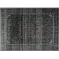 thumbnail image 1 of Ahgly Company Machine Washable Indoor Rectangle Traditional Charcoal Black Area Rugs, 8' x 12', 1 of 7