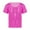Hot Pink, variant on Little Girls Sequin Glitter T-Shirt Short Sleeve Party Carnival T Shirt, Sizes 4-7