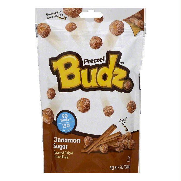 Pretzel Budz Cinnamon Sugar Pretzel Balls, 8.5 OZ (Pack of 12