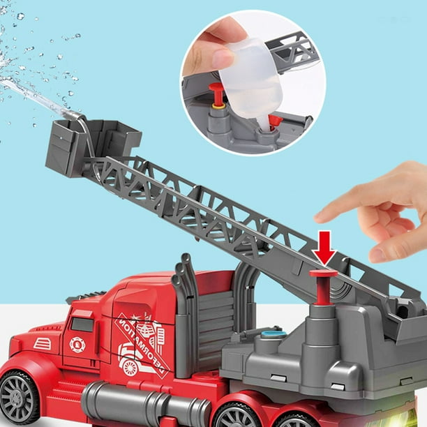 Camion de pompiers,Voiture robot transformable,Jouet de sauvetage
