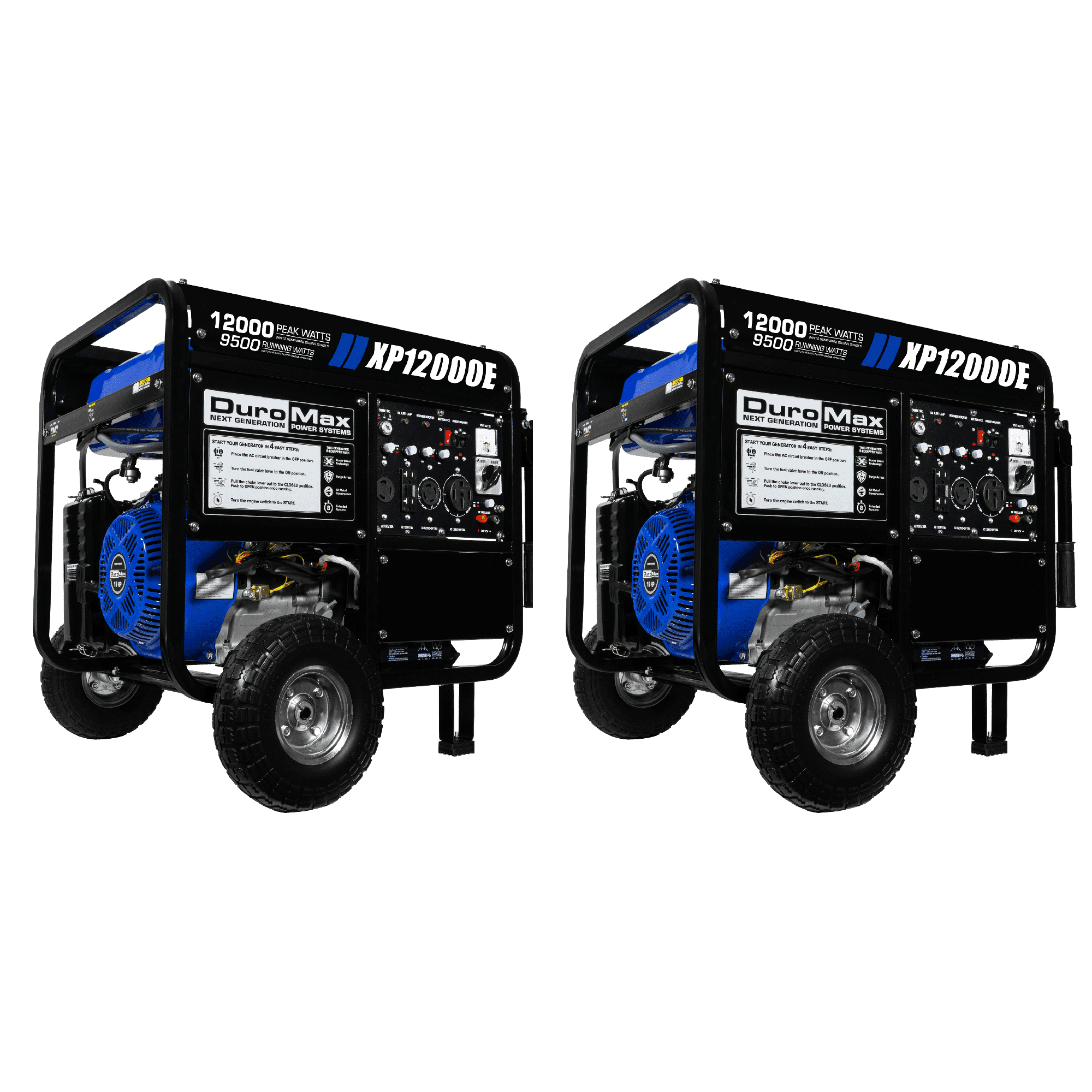 DuroMax Heavy Duty Versatile 12000 Watt 18 HP Portable Gas Generator (2