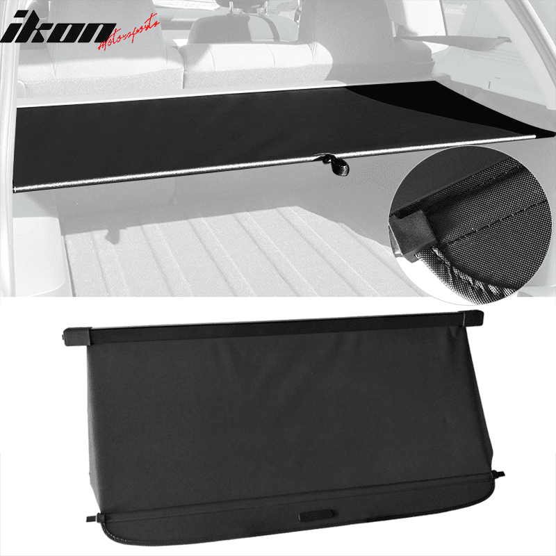 Compatible With 07 17 Jeep Compass Patriot Tonneau Rear Cargo Cover Retractable Black Walmart Com Walmart Com