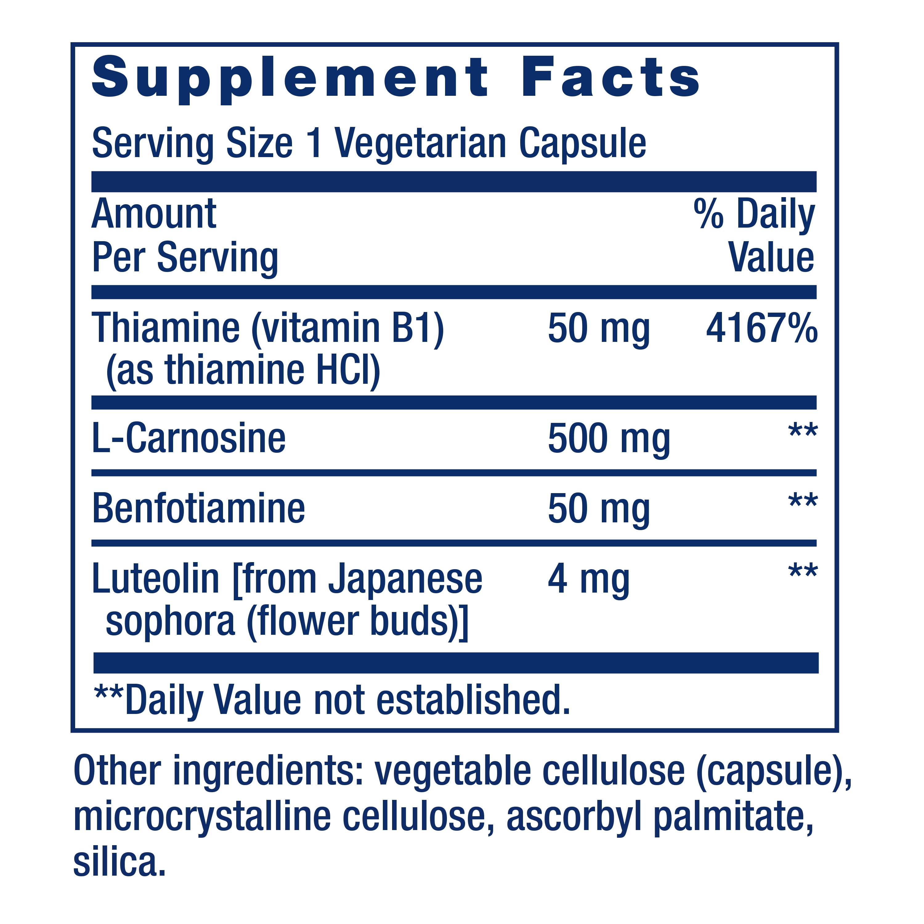 Life Extension Super Carnosine, L-carnosine, luteolin, vitamin B1, muscle support, exercise recovery, heart health, gluten-free, non-GMO, vegetarian, 60 capsules