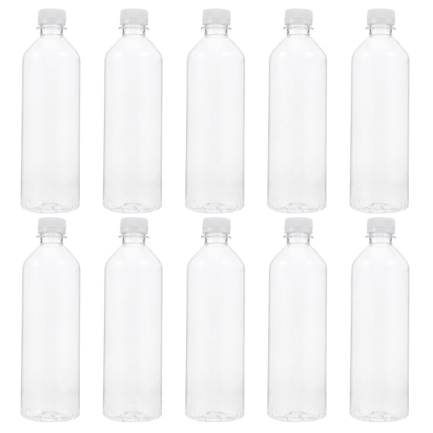 EeaseMX 10 botellas de jugo de 500 ml, creativas y transparentes.