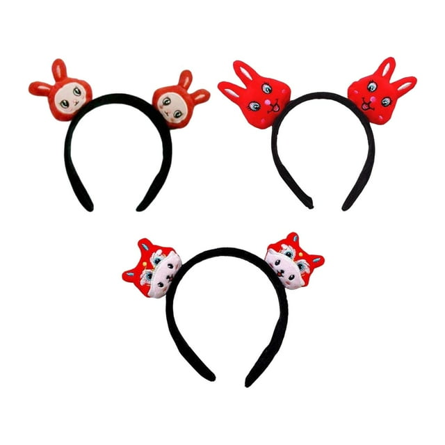 Diadema de Año Nuevo Chino 3 Piezas Yuyangstore Estilo E
