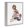 thumbnail image 2 of Stupell Industries Art Deco Luxury Fashion Books & Dog Gray Framed Giclee Art, 17 x 17, by Amanda Greenwood, 2 of 8