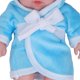 thumbnail image 3 of Soft Body Baby Doll Lifelike Newborn Baby Doll Simulation Reborn Baby Doll 8 InchesBlue Gown, 3 of 4