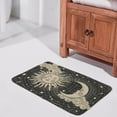 thumbnail image 4 of Sun and Moon Door Mat, Magical astrology Door Mat, Stars Galaxy Space Welcome Doormat, Housewarming Gift Floor Mat,Indoor Doormat,Front Back Door Mat ,Coral Velvet Rug 16”x24”, 4 of 7