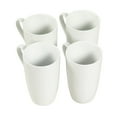 thumbnail image 2 of Tabletops Gallery 20 Ounce Latte Large Mugs Set of 4 White, 2 of 3