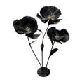 thumbnail image 2 of Flores artificiales grandes, flores gigantes para bodas, decoración para bodas, 62,9" de altura. Negro, 2 of 9