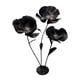 thumbnail image 2 of Grandes flores artificiales elegantes flores gigantes para boda decoración de boda altura Negro, 2 of 9
