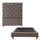 thumbnail image 1 of Base Cama Individual DICASA Capri Gris Oscuro, 1 of 8