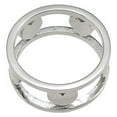 thumbnail image 3 of 925 Sterling Silver Heart Rings for Women & Wedding Band Make Great Girlfriend Gifts, 3 of 5
