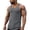 Gray_016, variant on Domuza Knitted Tank Tops for Men Casual Sleeveless See Through Mesh Tank Tops Beach Muscle Knit Vest Black XL