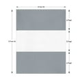 thumbnail image 3 of COVERS&ALL Outdoor Clear Panel Curtain, 18 Oz Tarp Tuff Waterproof UV Resistant, for Outdoors Indoors, Rustproof Grommets (13' H x 10' W Feet, Gray), 3 of 6