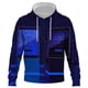 thumbnail image 1 of Sudadera con capucha y cremallera para hombre, suéter holgado de gran tamaño con impresión 3D y nueva tecnología digital, estilo urbano, primavera y otoño, 1 of 6