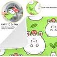 thumbnail image 2 of Absorbent Dish Drying Mat for Kitchen Counter - Cartoon Mushroom Rabbit Microfiber Drying Pad, Reversible Drainer Mats for Countertop, Small 16" x 18", 2 of 6