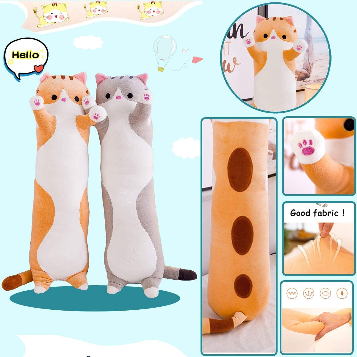 Increase A Floppa Cuddly Pillow 19Cm Simulation Cat Pop Cartoon 3d Pillow  Soft Filled Anime Games Toys Home Decor Dakimakura J220729 From 14,33 €