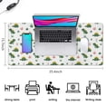 thumbnail image 5 of Long Mouse Pads for Desk,White Cartoon Cute Dinosaurs Pattern Desk Mats on Top Of Desks, Desk Mouse Pad Extra Large with 3mm Non-Slip Base and Stitched Edge for Gaming,Office,Work,Home 35.4"x15.7", 5 of 6