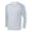 Sky Blue, variant on ZUBKTE Men's Lightweight Mesh Long Sleeve Crew Neck Solid Simple Casual Athletic Tee Daily Workout Top S-3XL