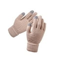 thumbnail image 2 of Jumpingount Guantes de invierno para mujer, cubiertas para manos, calentadores de manos, estilo Simple, antideslizante, tejido, guante para niñas, accesorio guantes y mitones Beige Jumpingount AP011251-09B, 2 of 6