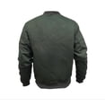 thumbnail image 2 of HoodLamb Men's Deep Army Classic Bomber, Green, Large, 2 of 2