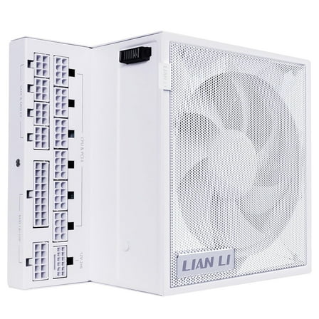 Lian-Li EG0850G EDGE GOLD 850W 80  Gold Certified Fully Modular ATX Power Supply Unit, White