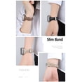 thumbnail image 6 of LEIXIUER Slim Leather Strap Compatible with Apple Watch Bands 45mm 41mm 38mm 42mm 40mm 44mm 49mm for Series 8 7 SE 6 5 4 3 2 1 Genuine Leather Bracelet Replacement iWatch Strap, 6 of 7