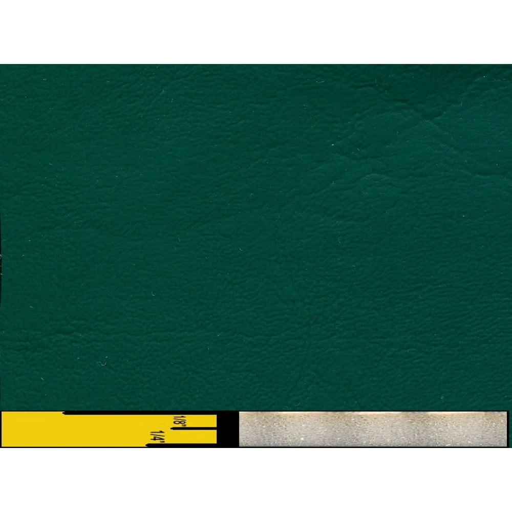 1/4" Foam Backed Marine Vinyl Upholstery Fabric Green 54" Wide By 10