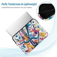 thumbnail image 2 of FORMRS 13-13.3 inch Laptop Sleeve Case Soft Carrying Quilted Computer Bag Cover, Musical Pattern, 2 of 7