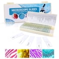 thumbnail image 1 of LAKWAR 60 Pcs Prepared Microscope Slides for Kids Students Biology Specimen Lab Sample with Insects Plants Animals Bacteria for Homeschool Science Learning, 1 of 8