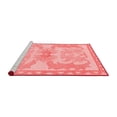 thumbnail image 2 of Ahgly Company Machine Washable Indoor Rectangle Abstract Red Modern Area Rugs, 8' x 10', 2 of 4