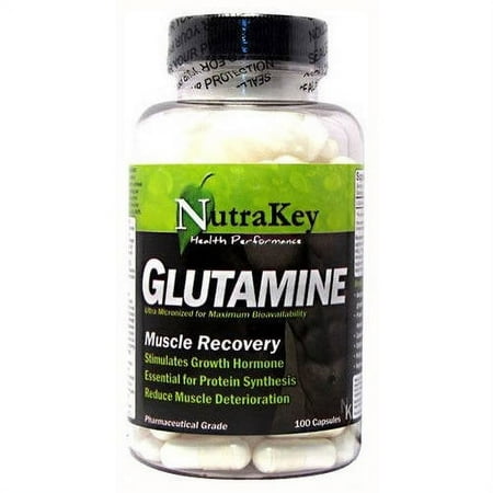 Nutrakey L-Glutamine, 100 CT