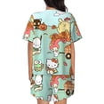 thumbnail image 3 of Lsque Sanrio Women's Short-Sleeved Pajama Set - 2 Piece Soft and Lightweight Sleepwear Set-Large, 3 of 9
