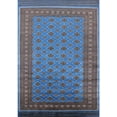 thumbnail image 1 of Ahgly Company Indoor Rectangle Mid-Century Modern Blue Oriental Area Rugs, 7' x 10', 1 of 6