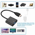 thumbnail image 4 of Cable Adaptador Convertidor de Vídeo Macho A VGA Hurbra, 1080p A VGA Con Resolución Máxima Admitida, PARA PORTÁTILES, DVD HD, Proyectores, 4 of 7
