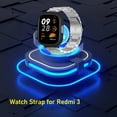thumbnail image 3 of Correa de Reloj Estuche Protector Banda 2 en 1 Correa de Reloj para Redmi 3 Correa de Reloj de Acero Inoxidable Ajustada para Redmi Watch 3 ANGGREK  Otros, 3 of 8