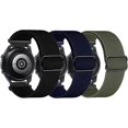 thumbnail image 1 of Paquete de 3 correas de reloj de nailon elástico compatibles con Samsung Galaxy Watch 3 de 45 mm/Galaxy Watch de 46 mm/Gear S3 Frontier/classic, correa deportiva transpirable de 22 mm, 1 of 5