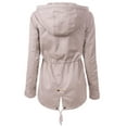 thumbnail image 4 of MixMatchy Women's Lightweight Military Safari Anorak Utility Hoodie Jacket, 4 of 7