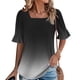thumbnail image 2 of Blusas de Manga Corta para las Mujeres, Moda Verano Impreso, Blusas de Cuello Redondo, Chaqueta de Manga Corta para las Mujeres, 2 of 8