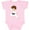 AD-Pink, variant on Karate Boy, Cute Boy, Black Belt, Brown Hair Boys Baby Bodysuit