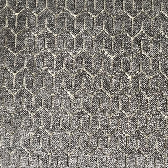 Decora Furnishings Luxurious and Premium Chenille-Jacquard Plain Self Design Fabric for Upholstery, Sofa, Chair, Cushion, Couch, Craft - Width 54 inches - Fabric by The Yard (Ash Gray)