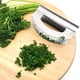 thumbnail image 4 of Picadora de ensalada de acero inoxidable de doble hoja con herramienta de cocina con mango antideslizante, 4 of 7