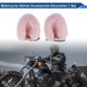 thumbnail image 2 of Accesorios de Casco de Motocicleta Decoración Orejas de Oso Grande para Cascos de Motocicleta Bicicleta Esquí Rosa Peluche 1 Par, 2 of 6